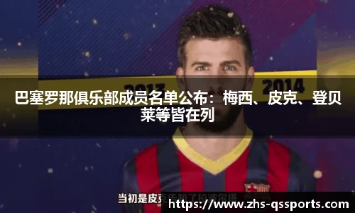 巴塞罗那俱乐部成员名单公布：梅西、皮克、登贝莱等皆在列